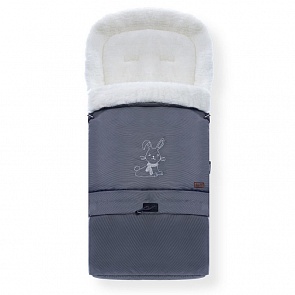 Конверт зимний меховой Nuovita Alaska Bianco cinereo/пепельный (Nuovita, NUO-ALAB_2486)